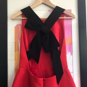 kate spade cocktail dress with open back bow
